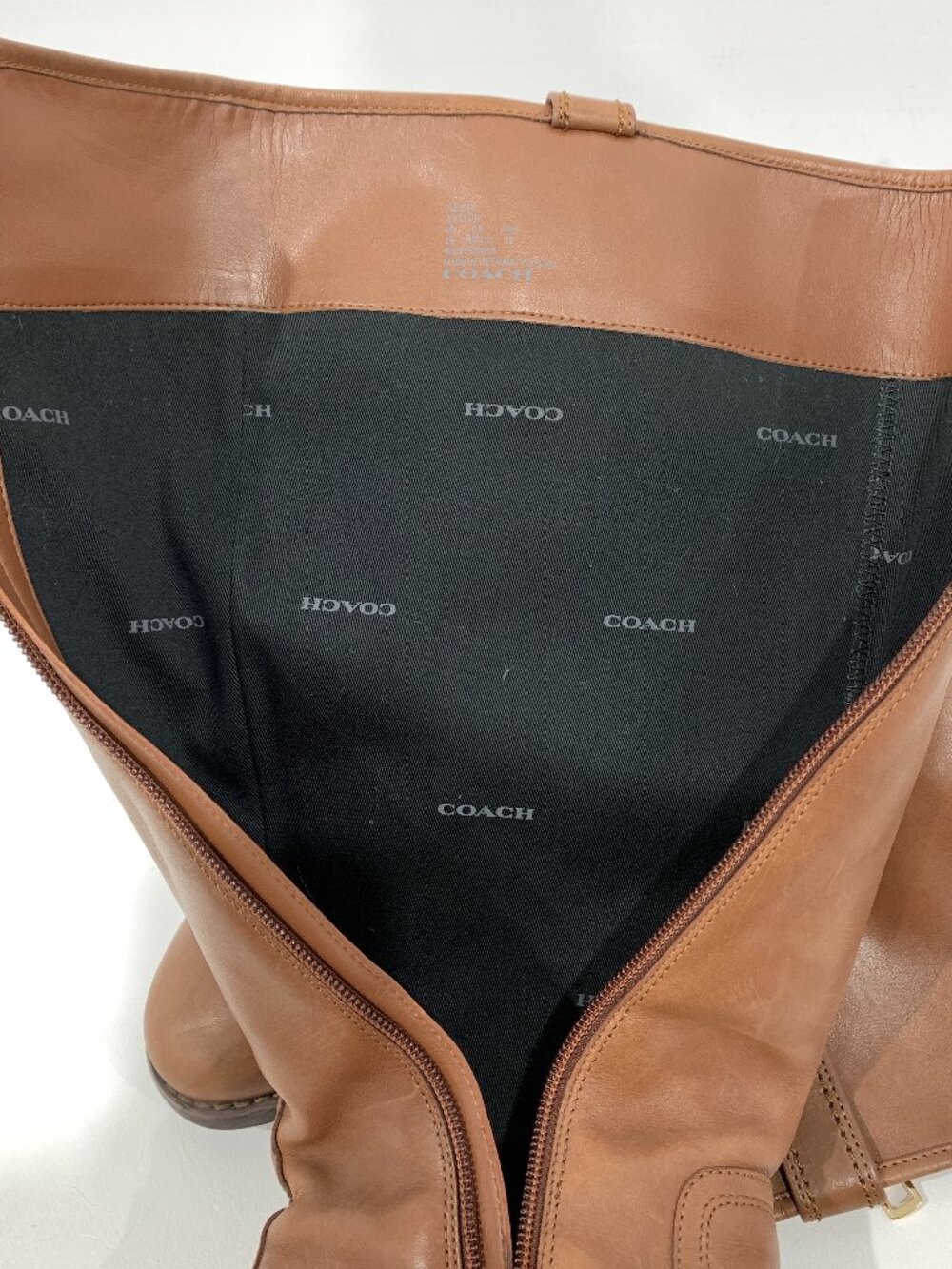 Coach Easton Women's Tall Riding Boots size 8B - Picture 5 of 8